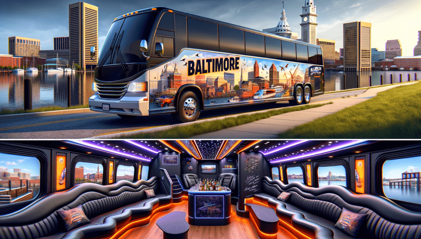 18 passenger party bus baltimore