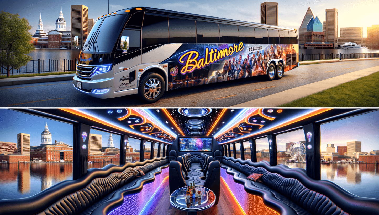 45 passenger party bus baltimore